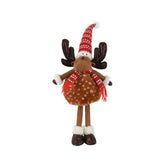 Decoris Polyester Deer Standing with Puffy Body 53cm - Brown